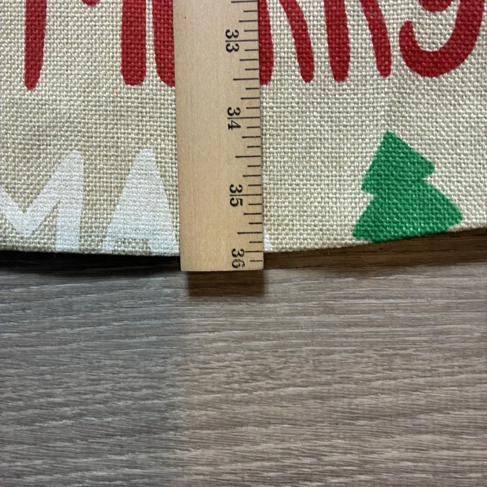 Burlap Style Merry Christmas Large Drawstring Gift Toy Santa‎ Bag Sack 36